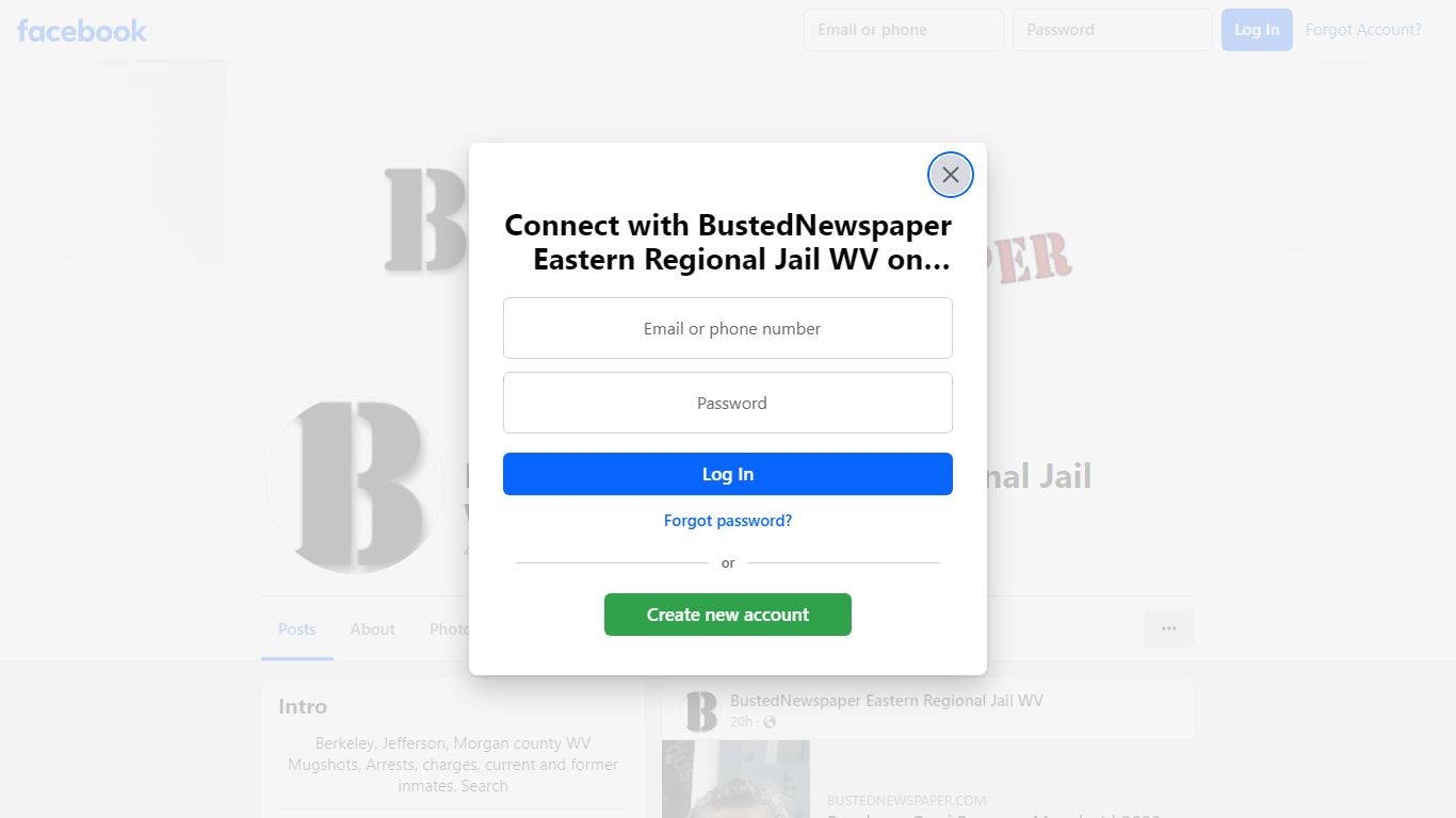 BustedNewspaper Eastern Regional Jail WV - Facebook